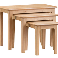 Oslo Oak Nest of 3 Tables