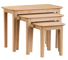 Oslo Oak Nest of 3 Tables