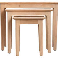Oslo Oak Nest of 3 Tables