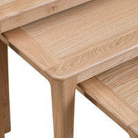 Oslo Oak Nest of 3 Tables