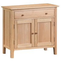 Oslo Oak Small 2 Door 1 Drawer Sideboard