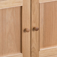 Oslo Oak Small 2 Door 1 Drawer Sideboard