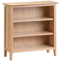Oslo Oak Low Wide Bookcase