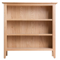 Oslo Oak Low Wide Bookcase