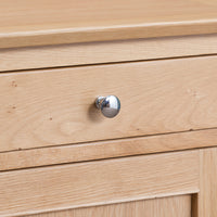 Oslo Oak Wine Cabinet with Storage