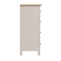 Radnor Oak & Painted Bedroom 2 Over 3 Chest of Drawers