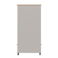 Radnor Oak & Painted Bedroom Gents Wardrobe with 1 Drawers