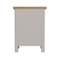 Radnor Oak & Painted Bedroom Large 3 Drawer Bedside