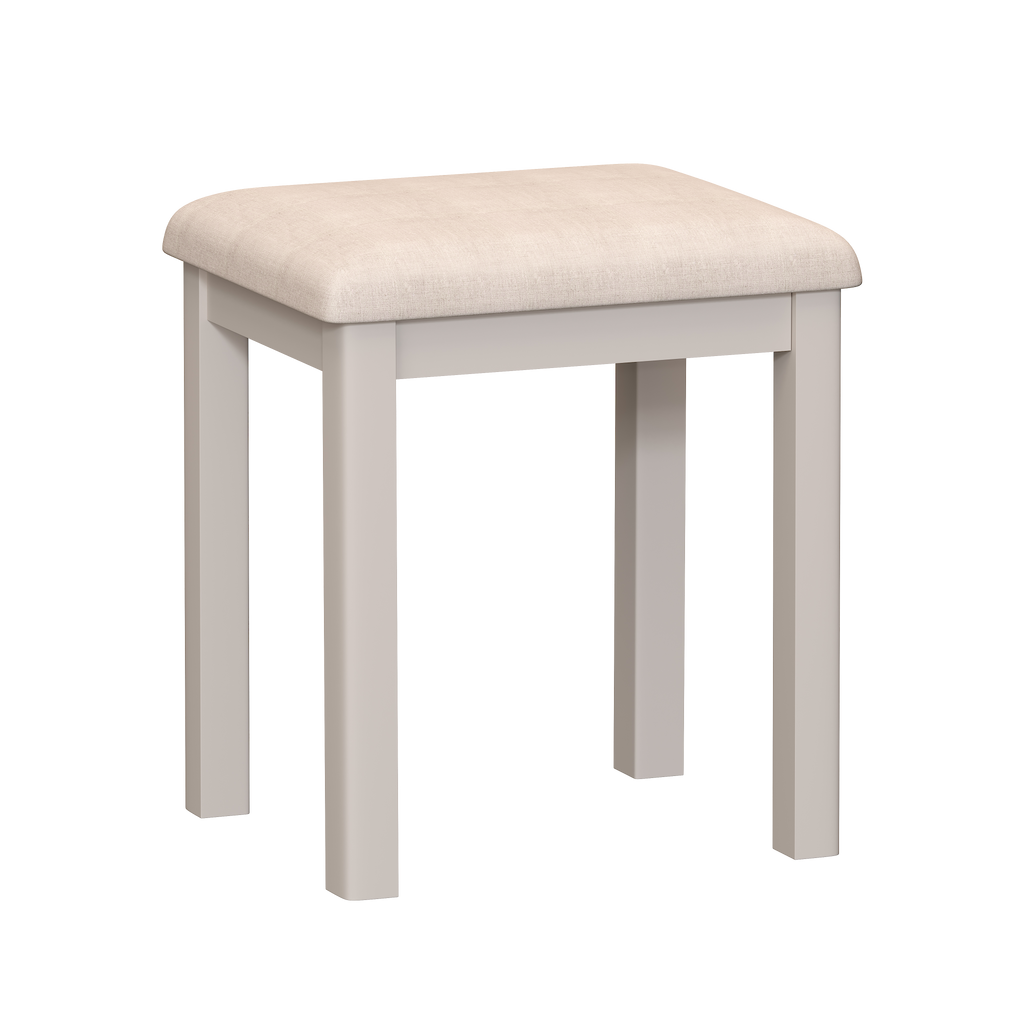 Radnor Oak & Painted Bedroom Padded Stool