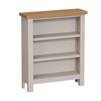 Radstock Oak & Painted Dining Small Wide Bookcase