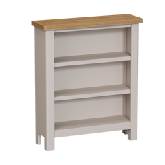 Radstock Oak & Painted Dining Small Wide Bookcase