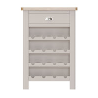 Radstock Oak & Painted Dining Wine Cabinet