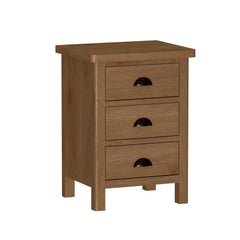 Radnor Oak Bedroom Large 3 Drawer Bedside