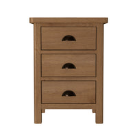 Radnor Oak Bedroom Large 3 Drawer Bedside