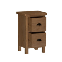 Radnor Oak Bedroom 2 Drawer Bedside