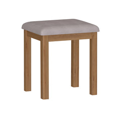 Radnor Oak Bedroom Padded Bedroom Stool