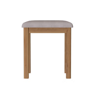 Radnor Oak Bedroom Padded Bedroom Stool
