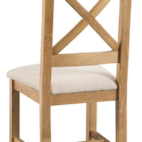 Oakhampton Oak Chairs Crossback & Ladderback