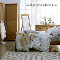 Oakhampton Oak Large 3 Drawer Bedside - The Rocking Chair