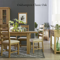 Oakhampton Oak Corner Cabinet