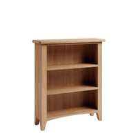 Gower Oak Dining Small Wide Bookcase