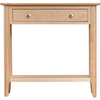Oslo Oak Console Table with Drawer