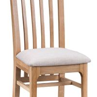 Oslo Oak Slat Back Chair