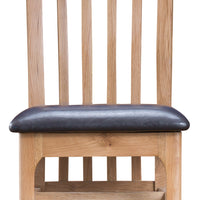 Oslo Oak Slat Back Chair