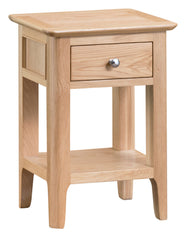 Oslo Oak Side Table with Drawer