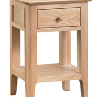 Oslo Oak Side Table with Drawer