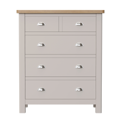 Radnor Oak & Painted Bedroom 2 Over 3 Chest of Drawers