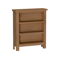 Radnor Oak Dining Small Wide Bookcase