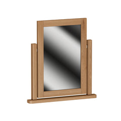 Radnor Oak Bedroom Swivel Dressing Table Mirror